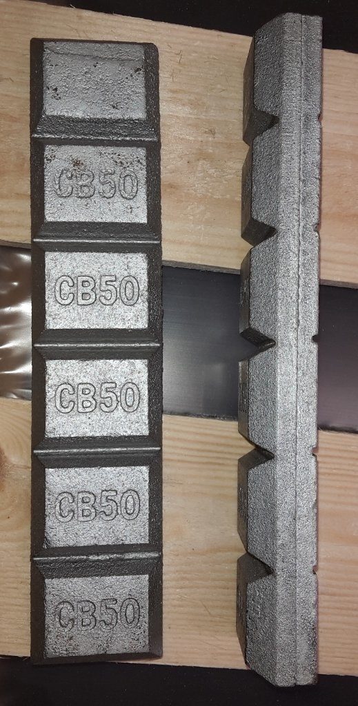 cb50 white iron chocky bar